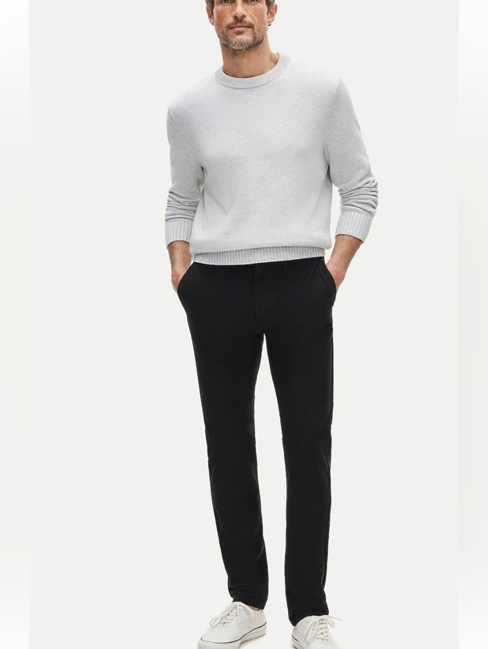 J Crew 484 Slim-fit tech pant Size 32x30 Black CG696